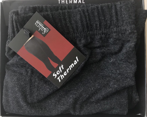 SAHRA ERKEK SOFT TERMAL ALT SİYAH - XL