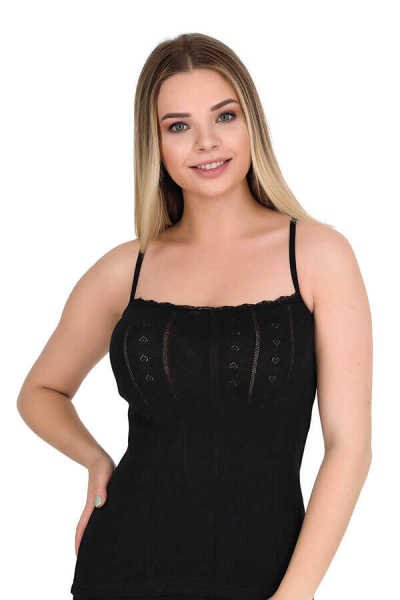 BERRAK 8050 BAYAN İP ASKILI ATLET 3' LÜ