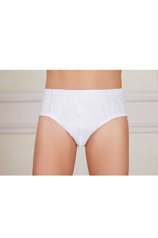 Berrak 1550 Erkek Çocuk Slip 3 - BEYAZ