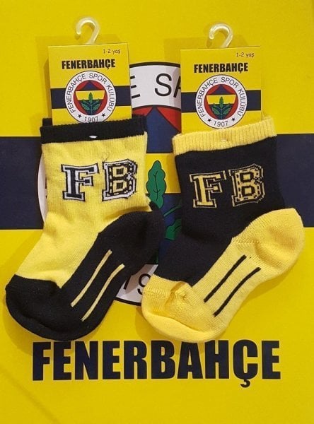 Şirin Fenerbahçe Lisanslı Bebek Çorap