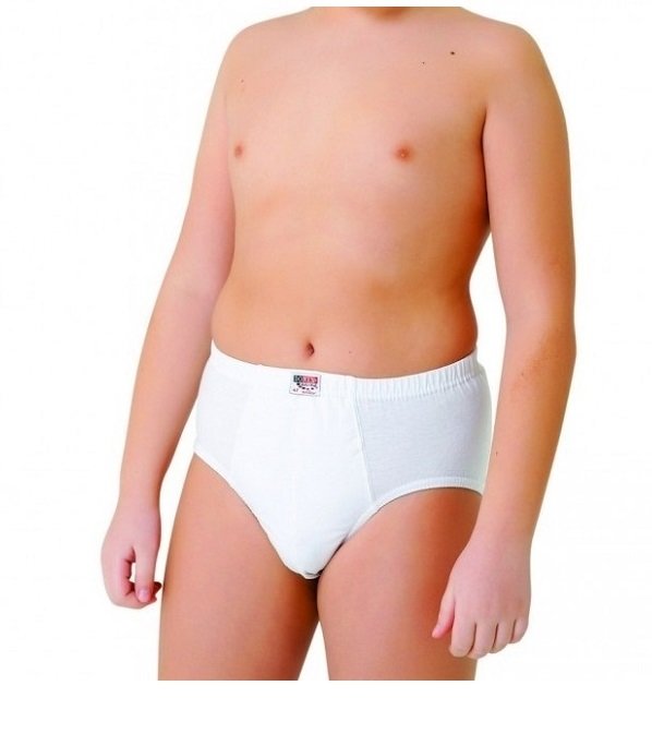 Donex 2305 Erkek çocuk Penye Slip Külot 40 - BEYAZ