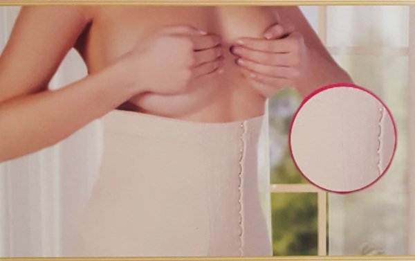 Layza Form 13500 Dikişsiz Bel Korse BEYAZ - XL