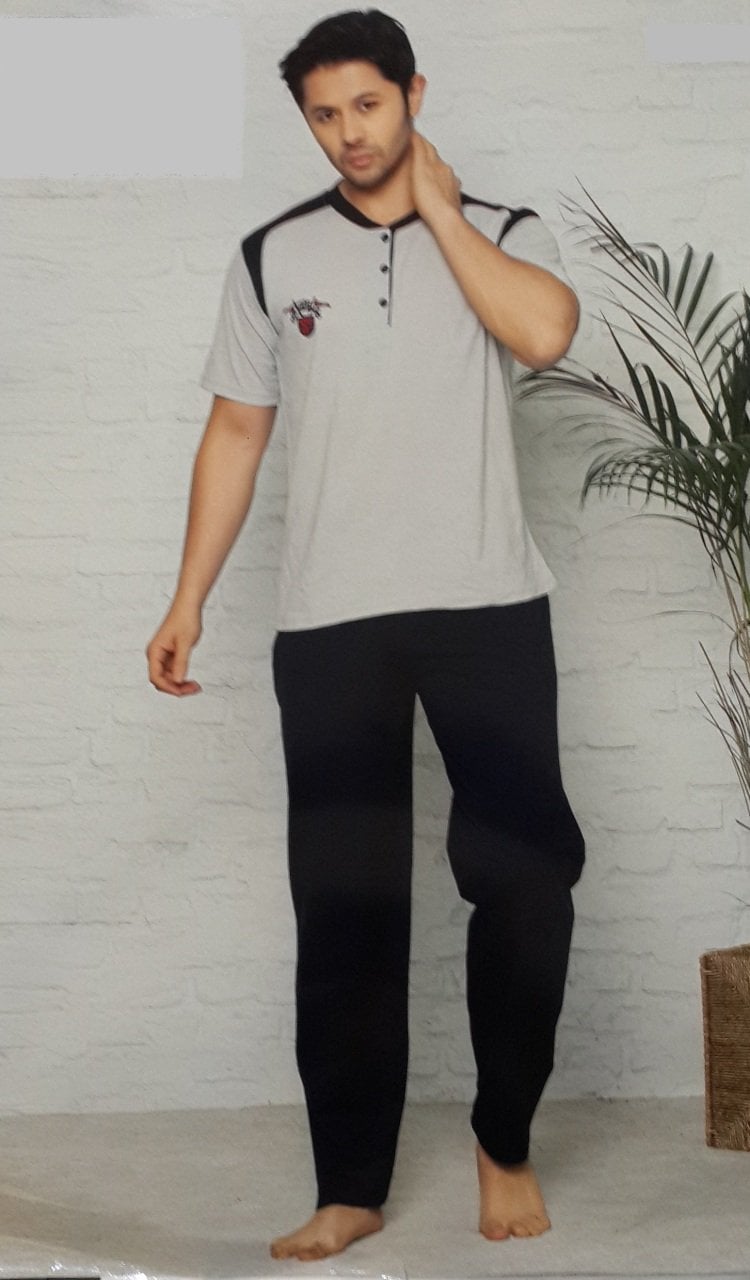 ERCAN K33 ERKEK KISA KOL PİJAMA TAKIMI