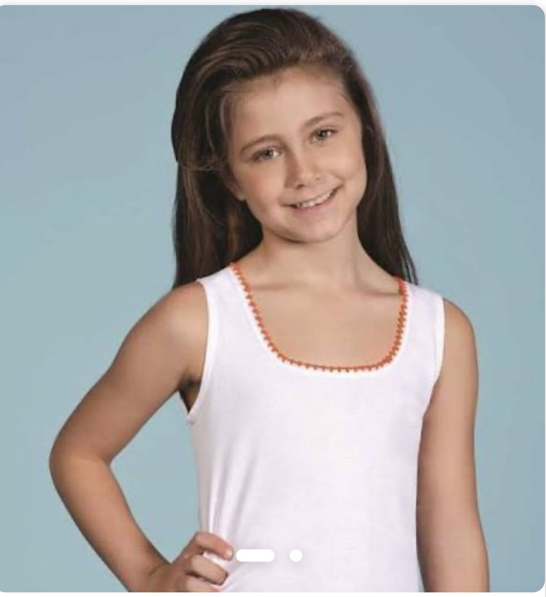 2504 Berrak Kız Kalın Askılı Atlet