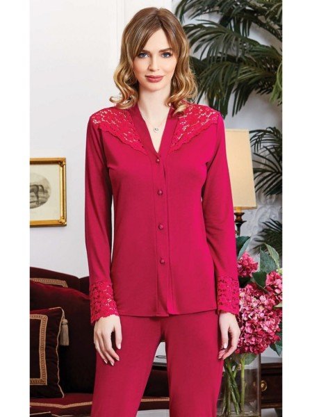 JEREMİ 855 BAYAN COTON 6 LI SET KIRMIZI - M