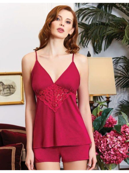 JEREMİ 855 BAYAN COTON 6 LI SET KIRMIZI - M