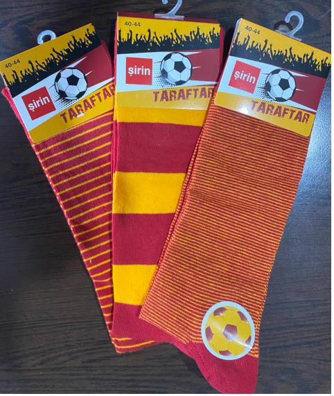 ŞİRİN ERKEK GALATASARAY ÇORAP 6 adet