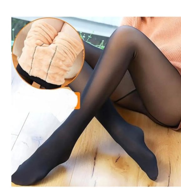 CALİA BAYAN POLAR KÜLOTLU ÇORAP SİYAH - S-M