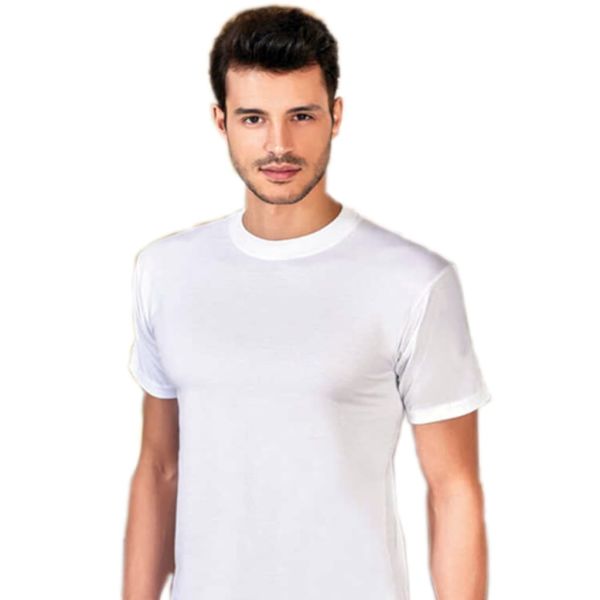 1003 Berrak Erkek O Yaka Atlet BEYAZ - XL