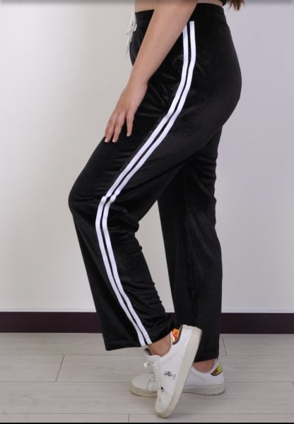 MELAY BAYAN ŞERİTLİ KADİFE TEK ALT