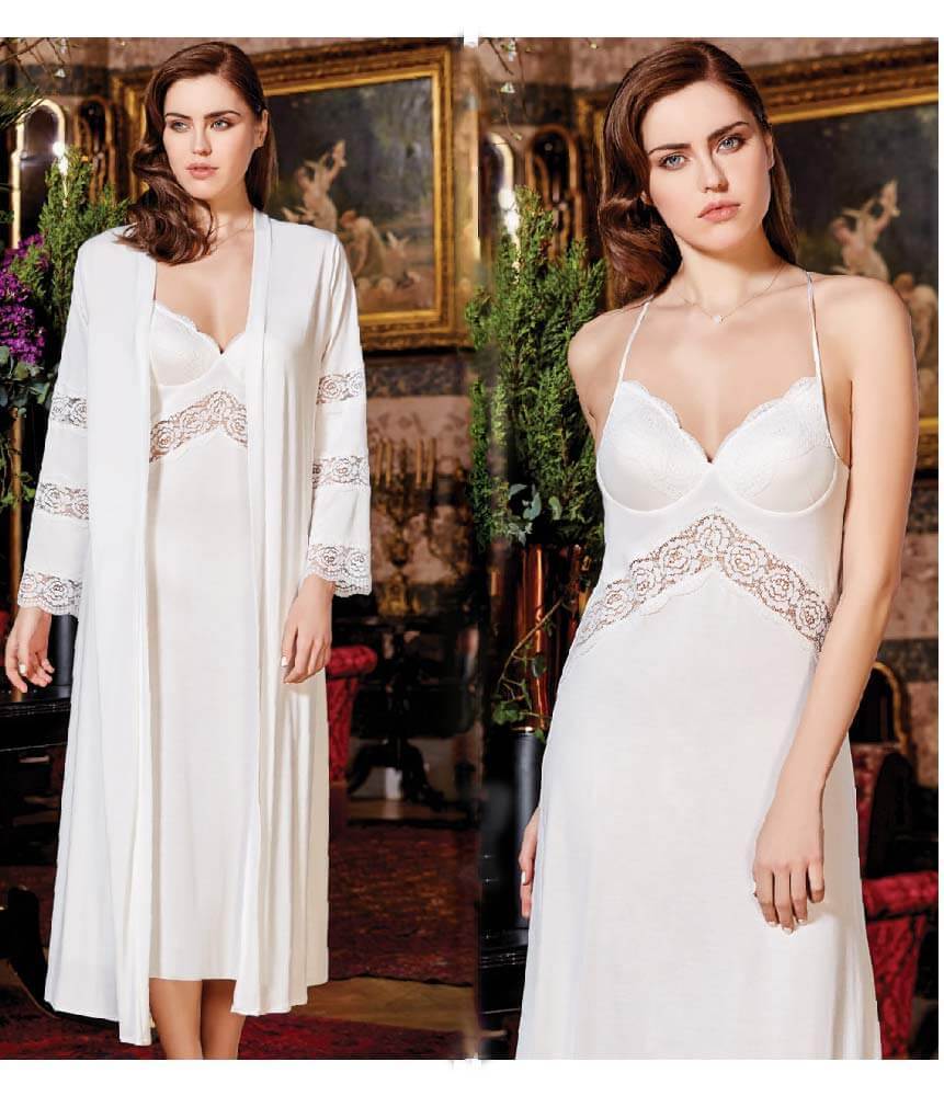 Jeremi 701 Penye 6 lı Gelin Seti KREM - L