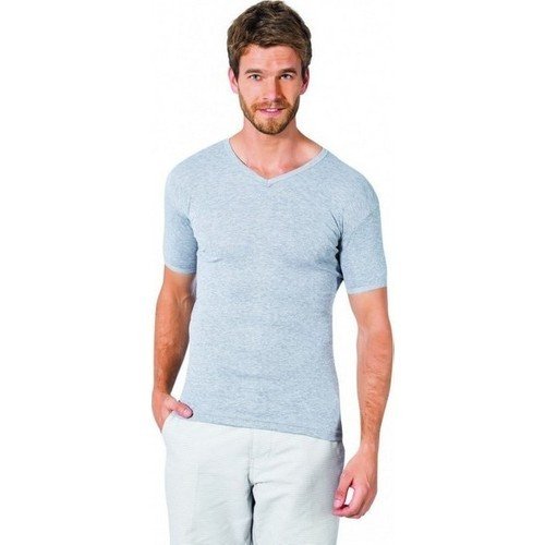 Donex 2130 Ribana Ve Yaka Erkek Atlet L - GRİ