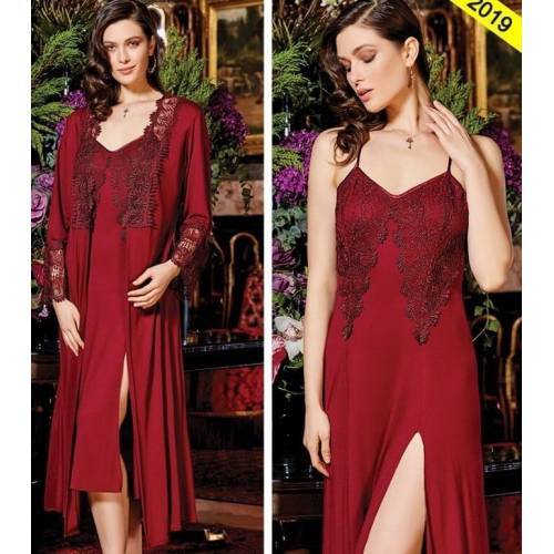 Jeremi 595 Penye Bayan 6 Lı Set BORDO - M