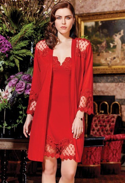 JEREMİ 591 SATEN 6 LI GELİN SETİ KREM - L