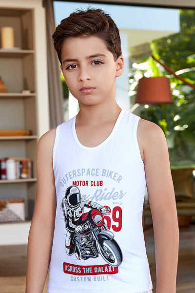 BERRAK 5436 ERKEK ÇOCUK ATLET 2 Lİ ASORTİ - 3-4 Yaş