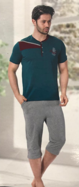 DONEX 2613 ERKEK KAPRİ PIJAMA TK