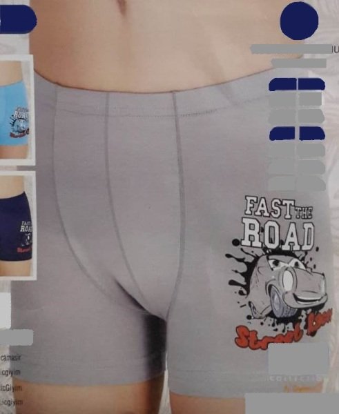 BERRAK 5421 ERKEK ÇOCUK BOXER 2 Lİ ASORTİ - 5-6 Yaş