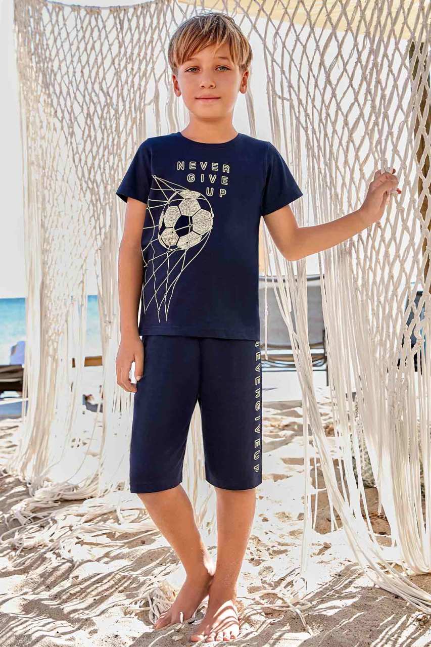 BERRAK 5397 ERKEK ÇOCUK KAPRİ PİJAMA TAKIM
