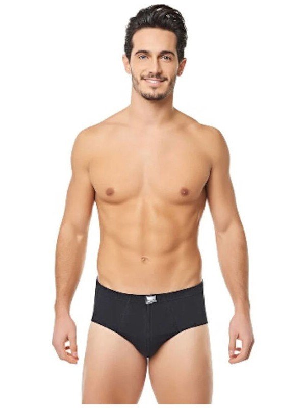 Tutku Erkek Penye Renkli Slip 6 Adet SİYAH - 3