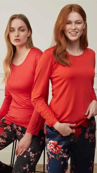 Feyza 3509 Bayan 3 Lü Pijama Takımı