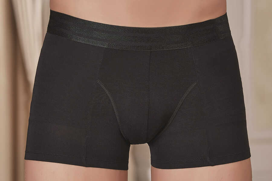 4469 BERRAK ERKEK BOXER SİYAH - M