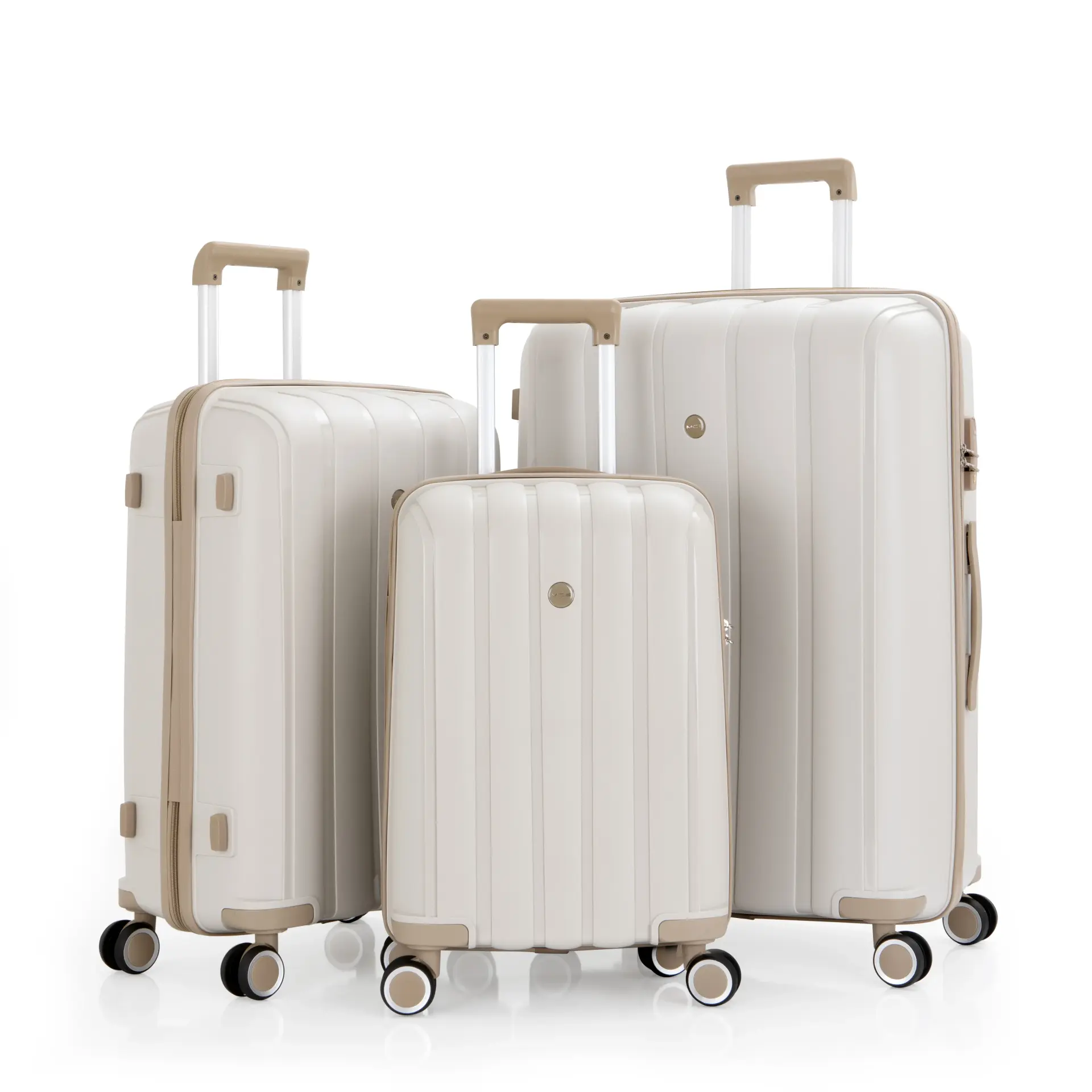 MÇS V305 POLİPROPİLEN VALİZ SETİ 3 LÜ SET