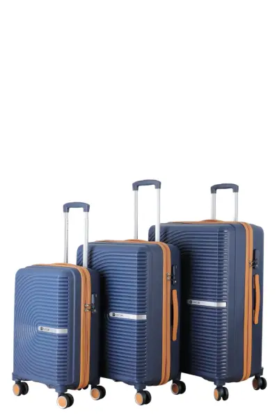 MÇS V374 POLİPROPİLEN VALİZ SETİ 3 LÜ SET