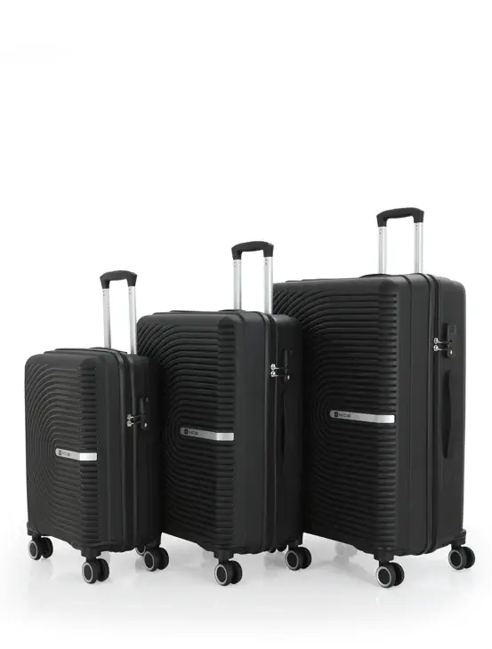 MÇS V374 POLİPROPİLEN VALİZ SETİ 3 LÜ SET