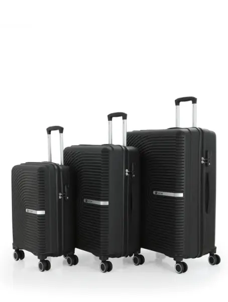 MÇS V374 POLİPROPİLEN VALİZ SETİ 3 LÜ SET