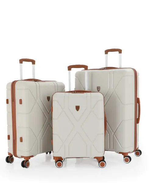 MÇS V375 POLİPROPİLEN VALİZ SETİ 3 LÜ SET