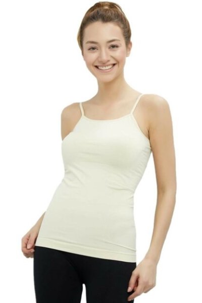 Elite Life 846 Bayan İnce Askılı Uzun Atlet TEN - L-XL