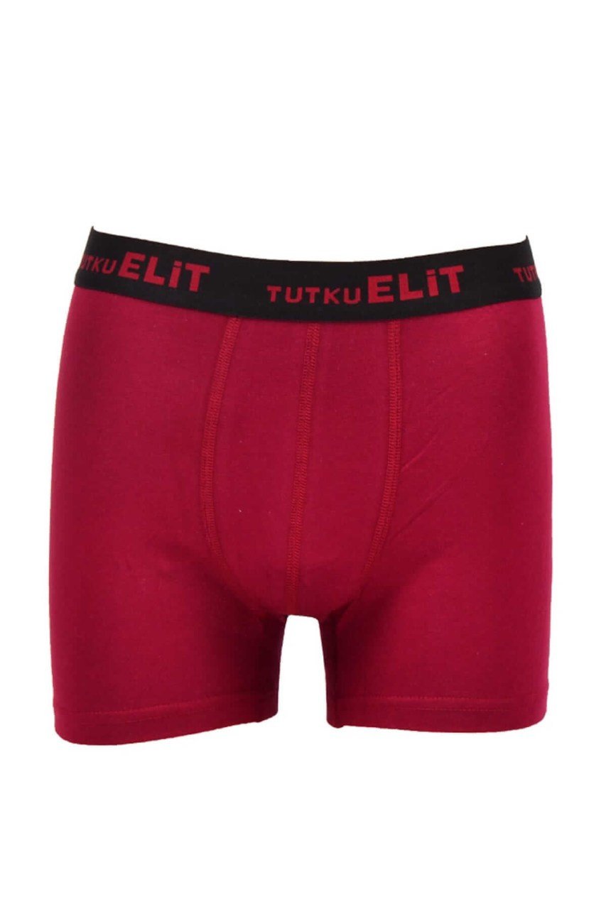 ELİT 1252 ERKEK MODAL SPOR BOXER 3' LÜ BORDO - L