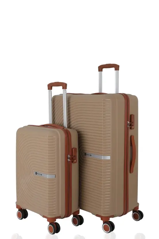 MÇS V374 POLİPROPİLEN 2 Lİ VALİZ SETİ BÜYÜK KABİN