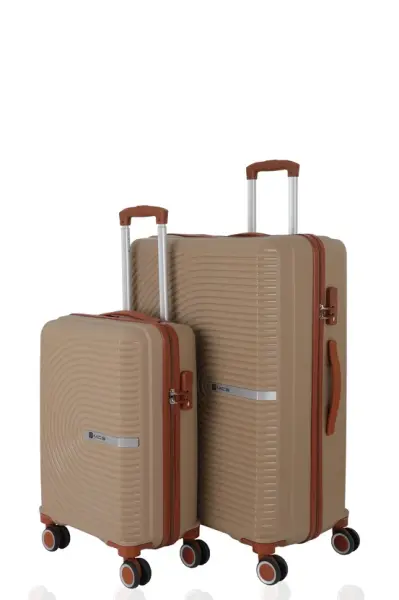 MÇS V374 POLİPROPİLEN 2 Lİ VALİZ SETİ BÜYÜK KABİN