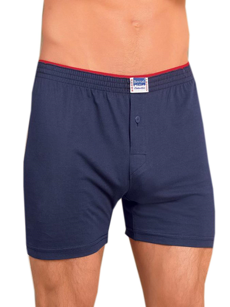 Berrak 1099  Erkek Penye Boxer 3' LÜ XXXL - GRİ