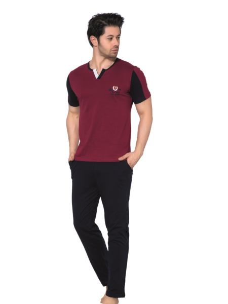 Donex 2601 Erkek Kısa Kol Pijama Takımı