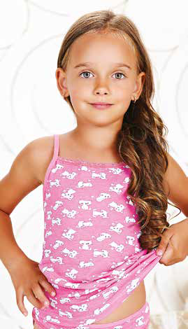 İntimo 2112 Kız Çocuk Atlet Külot Takım 11 - PEMBE