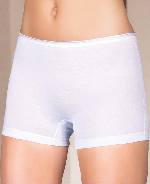 Berrak 2100 Bayan Likralı Boxer BEYAZ - XL