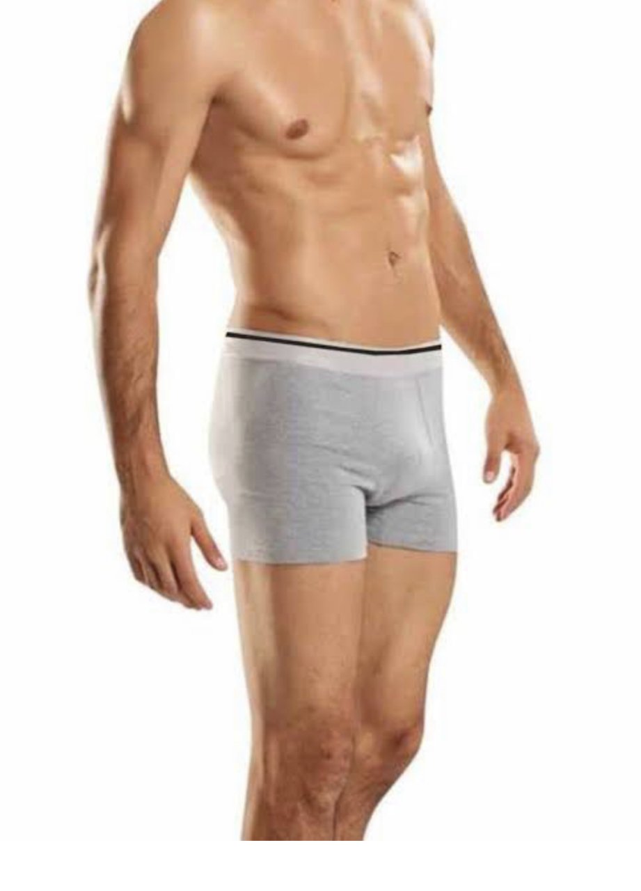 Berrak 1097 Erkek Likralı Boxer 3' LÜ GRİ - XXL