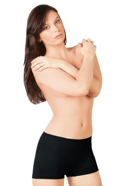 Elite Life 830 Bayan Dikişsiz Boxer SİYAH - L-XL